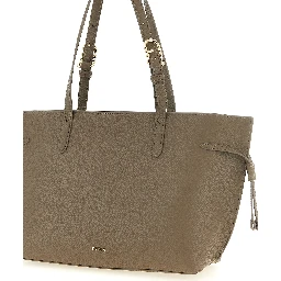 Gray Calfskin Tote Bag