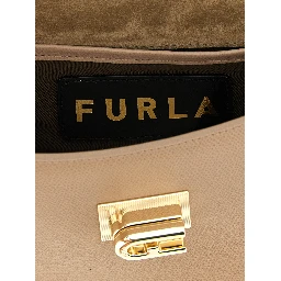Beige Calfskin Crossbody Bag
