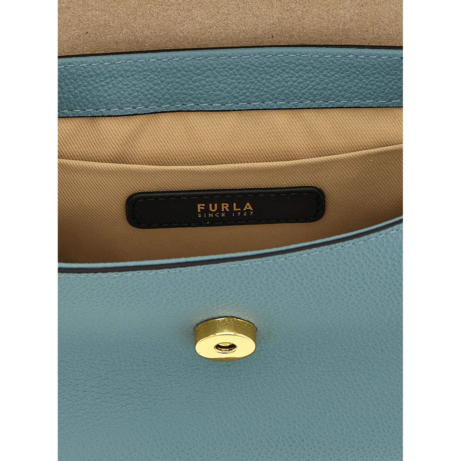 Blue Calfskin Handbag