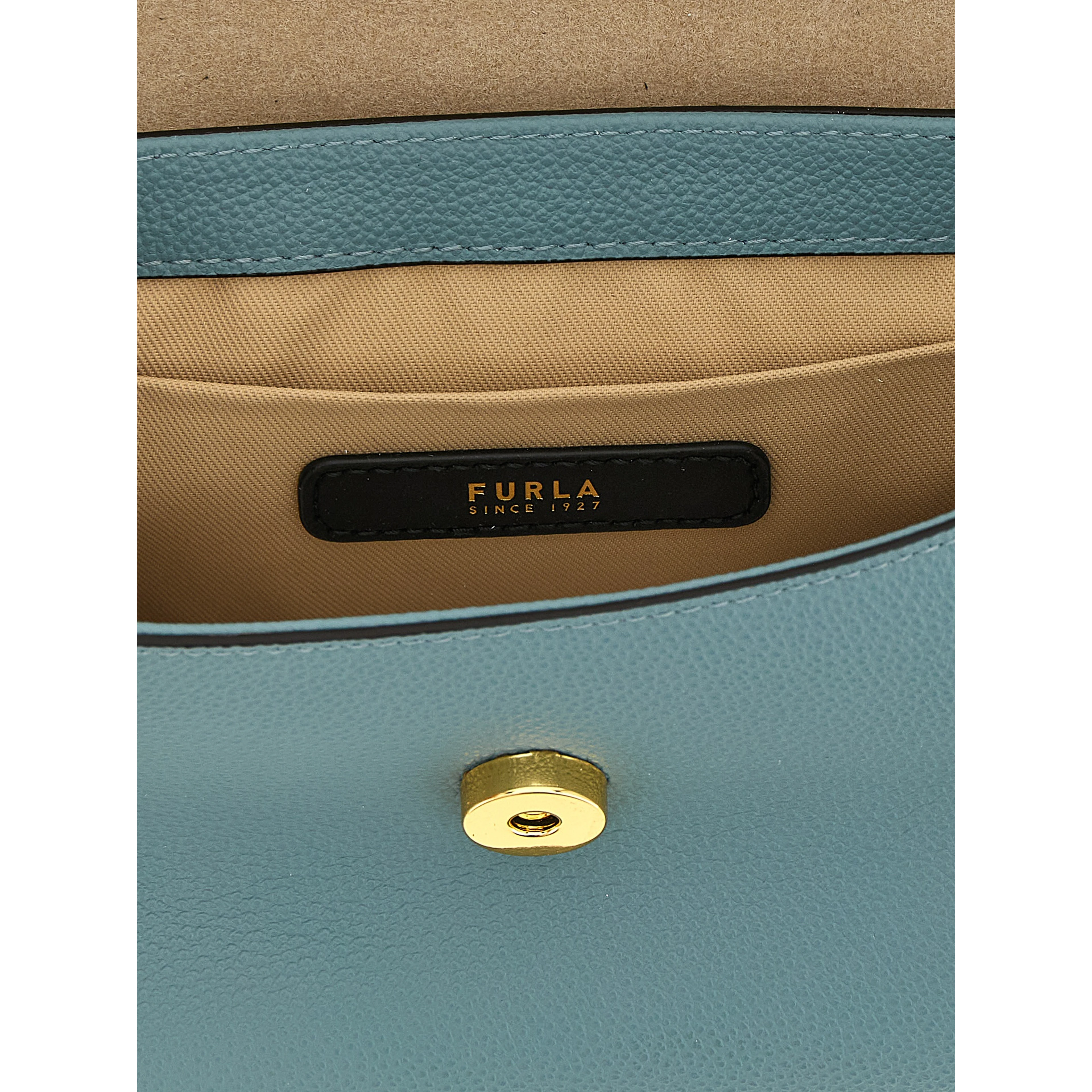 Blue Calfskin Handbag