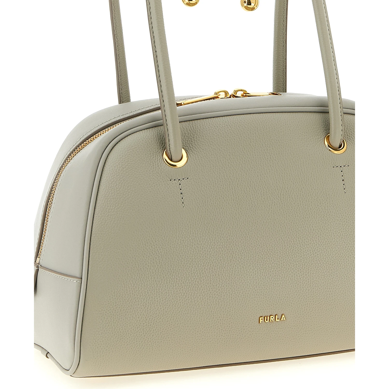 Gray Calfskin Handbag