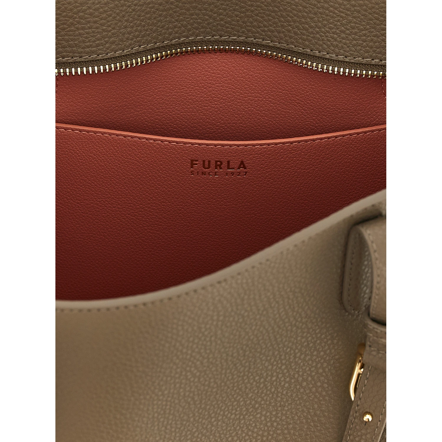 Gray Calfskin Tote Bag