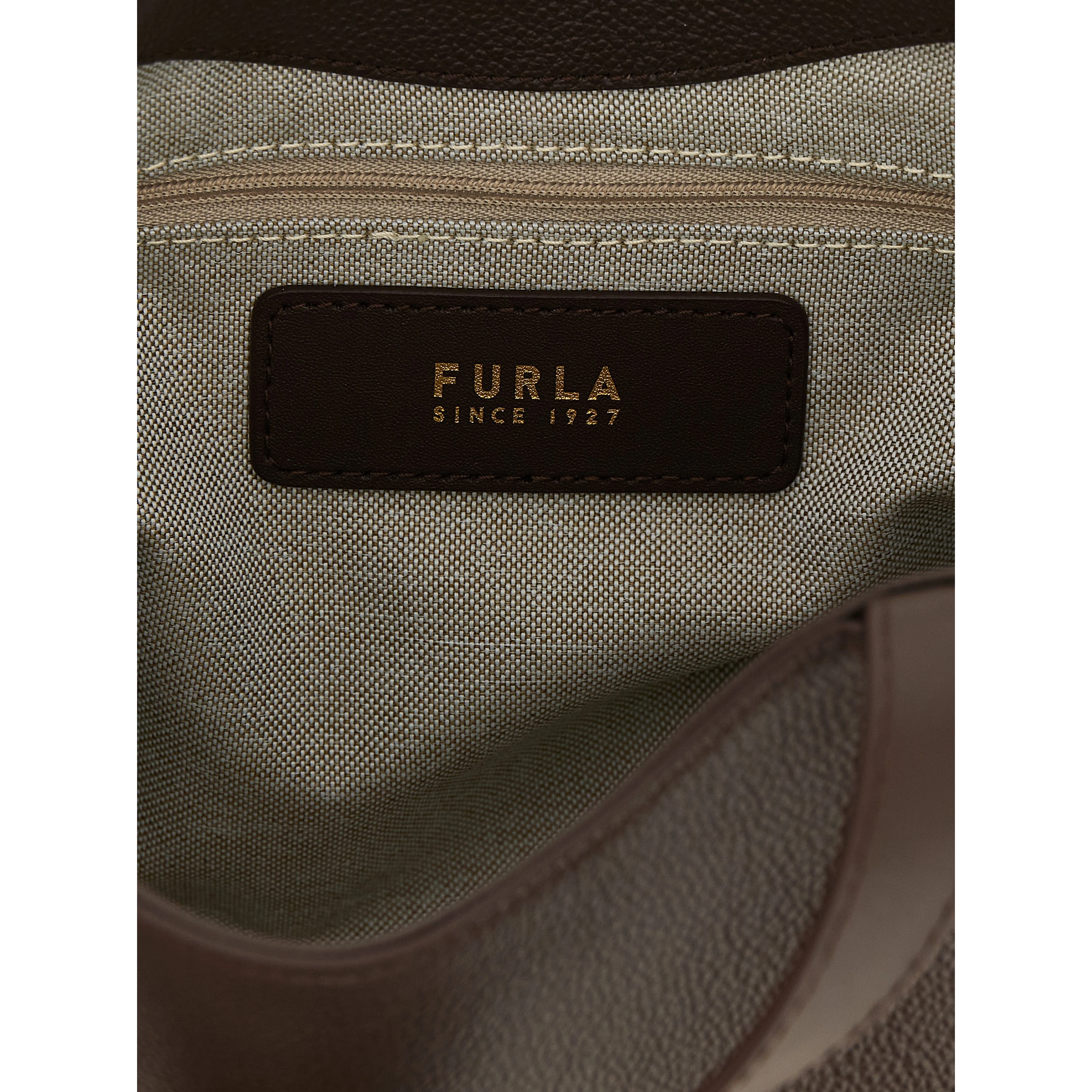 Brown Calfskin Tote Bag