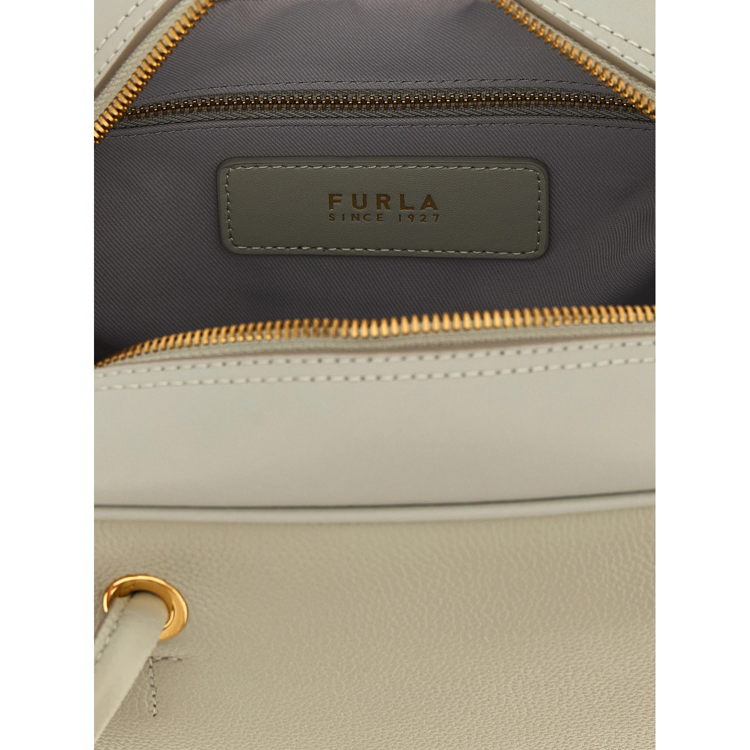 Gray Calfskin Handbag