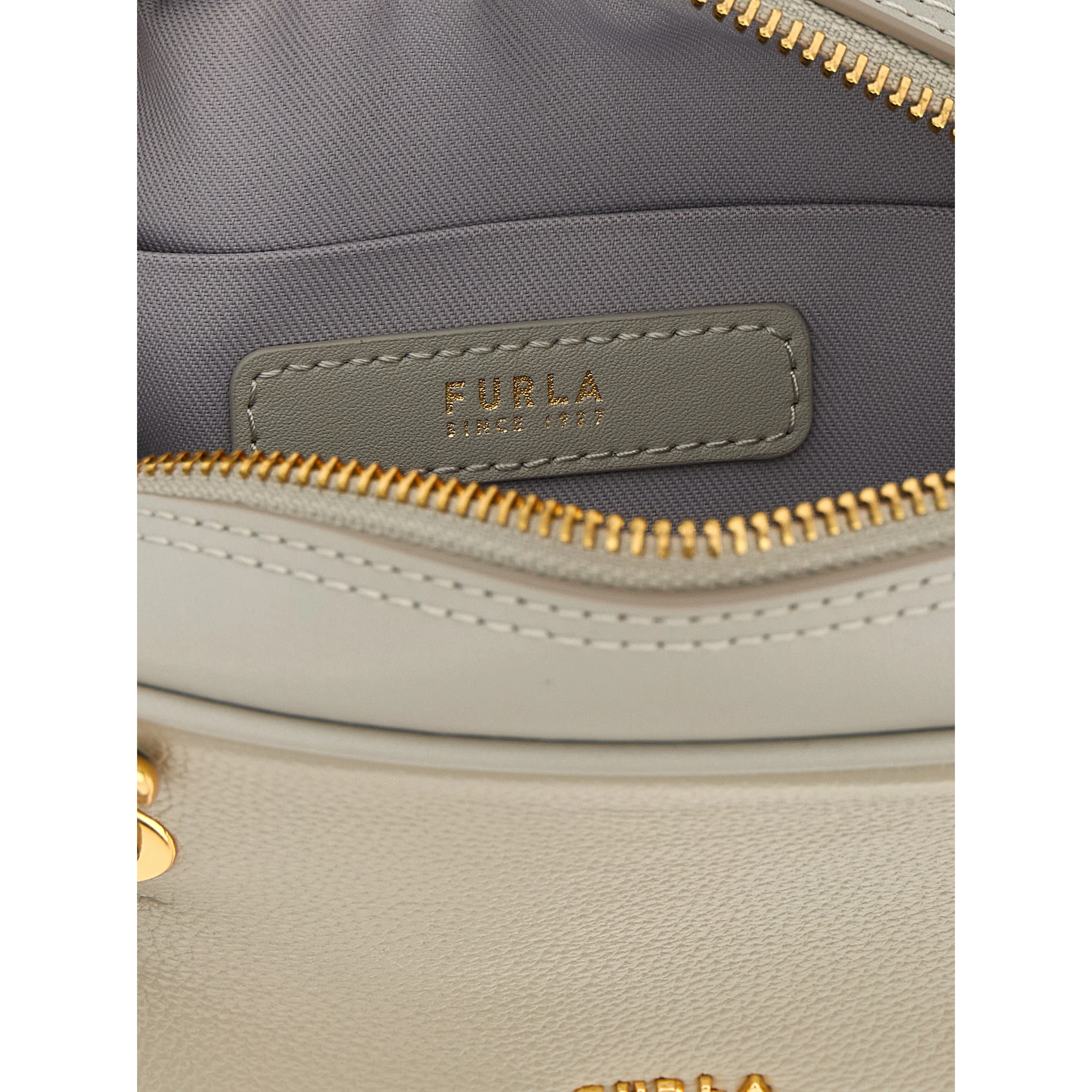 Gray Calfskin Handbag