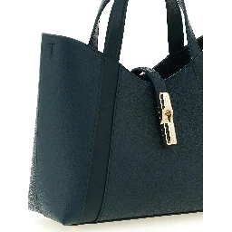 Bicolor Calfskin Tote Bag