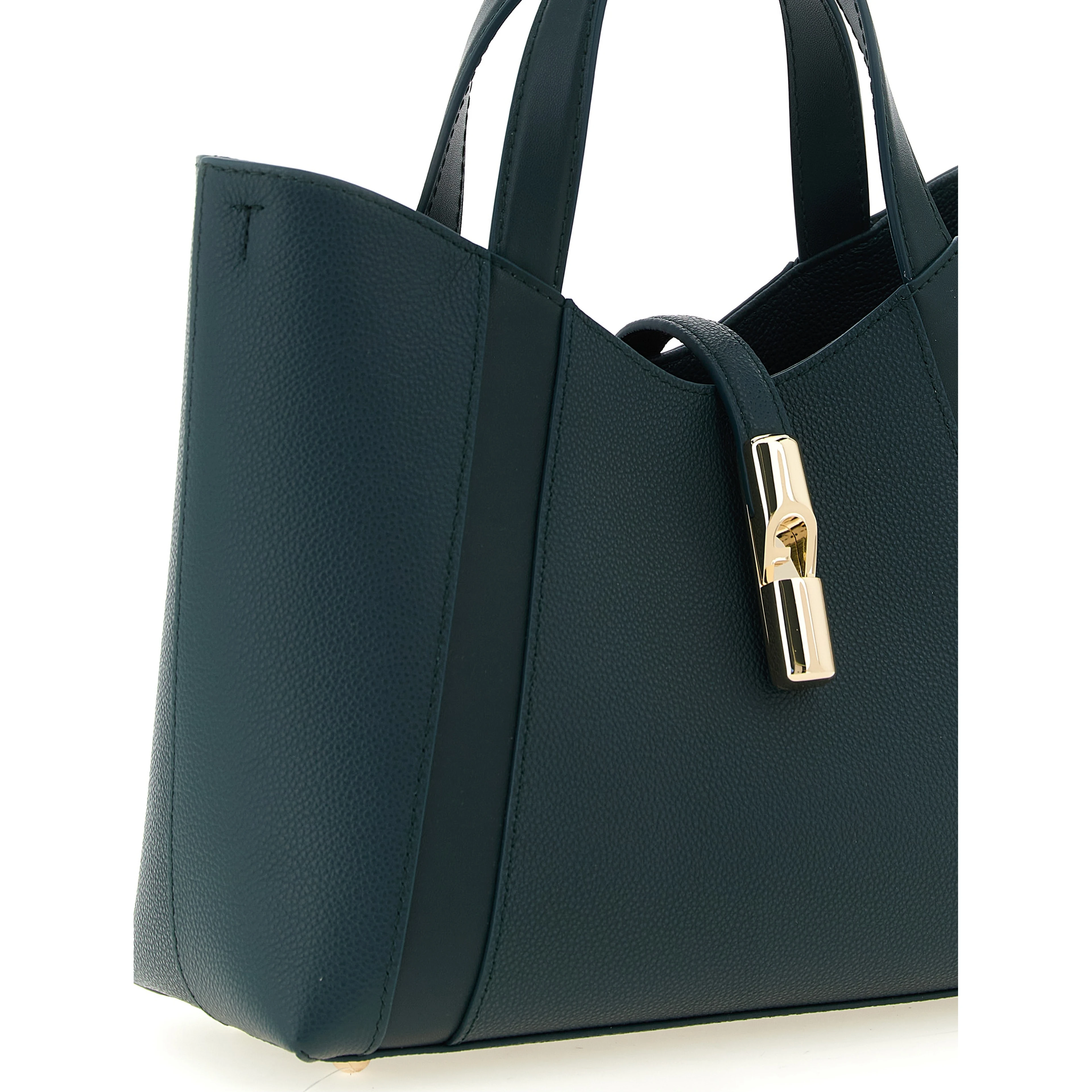 Bicolor Calfskin Tote Bag