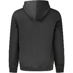 Black Cotton Sweatshirt