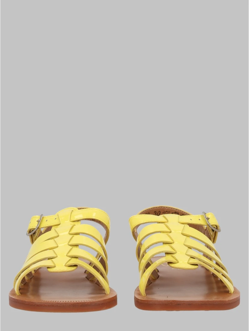 PLAGETTE STRAP VERNIS
