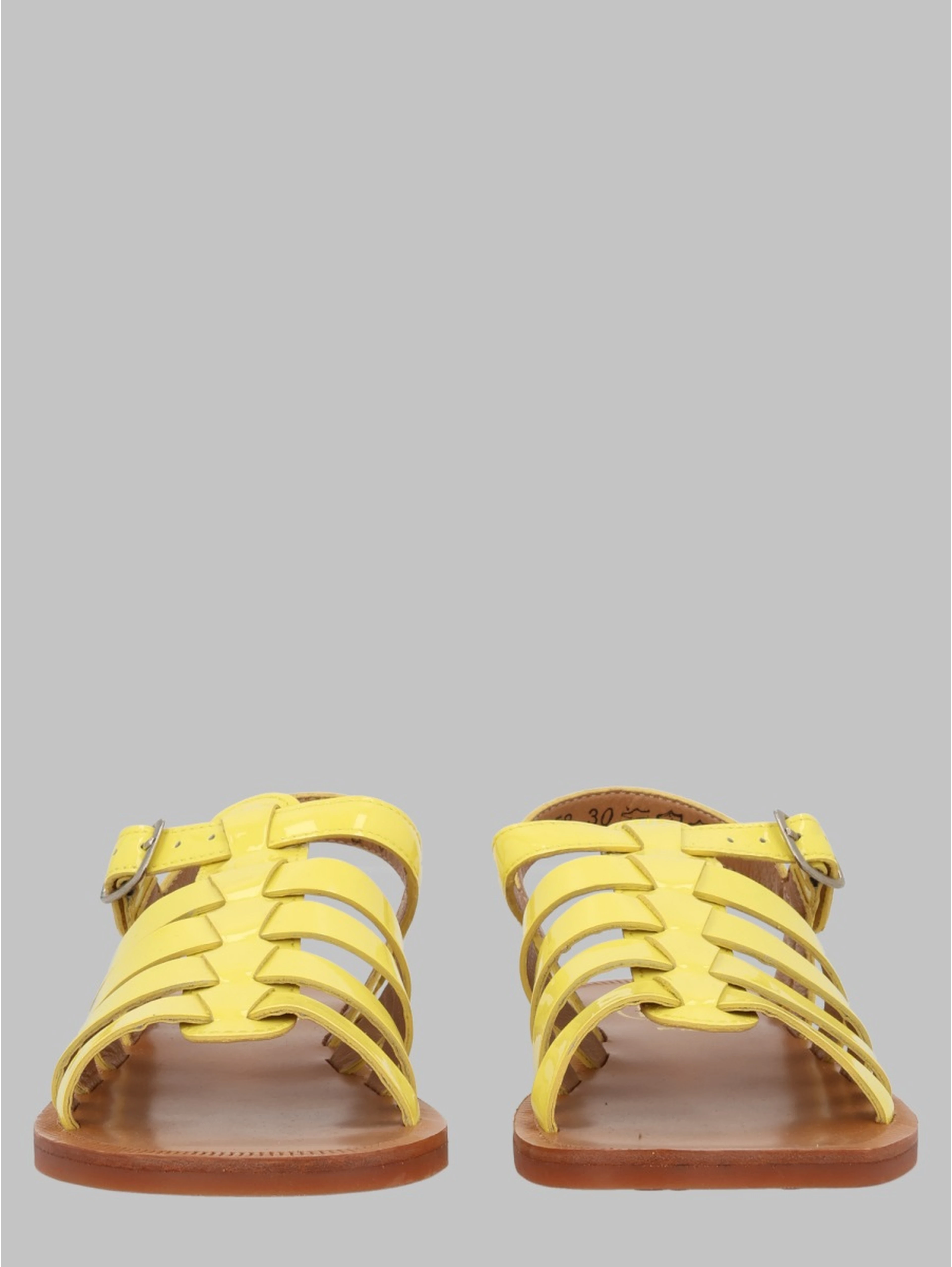 PLAGETTE STRAP VERNIS