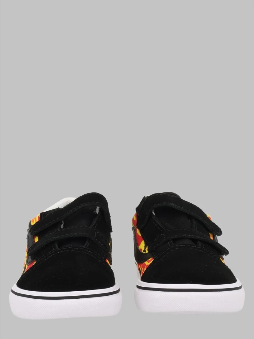 TD COMFYCUSH OLD SKOOL V (FLAME CAMO) BLK/TRUE WHT