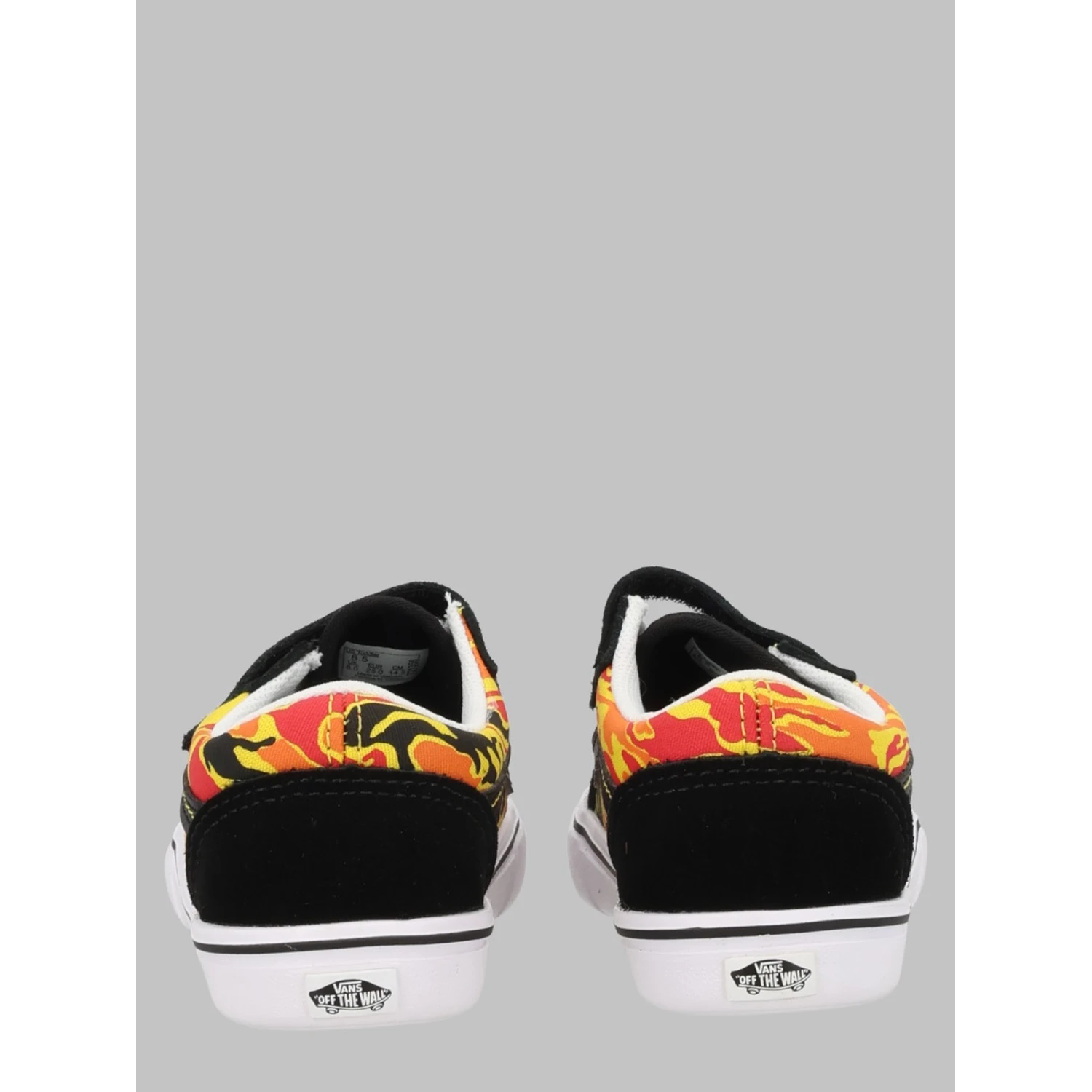 TD COMFYCUSH OLD SKOOL V (FLAME CAMO) BLK/TRUE WHT
