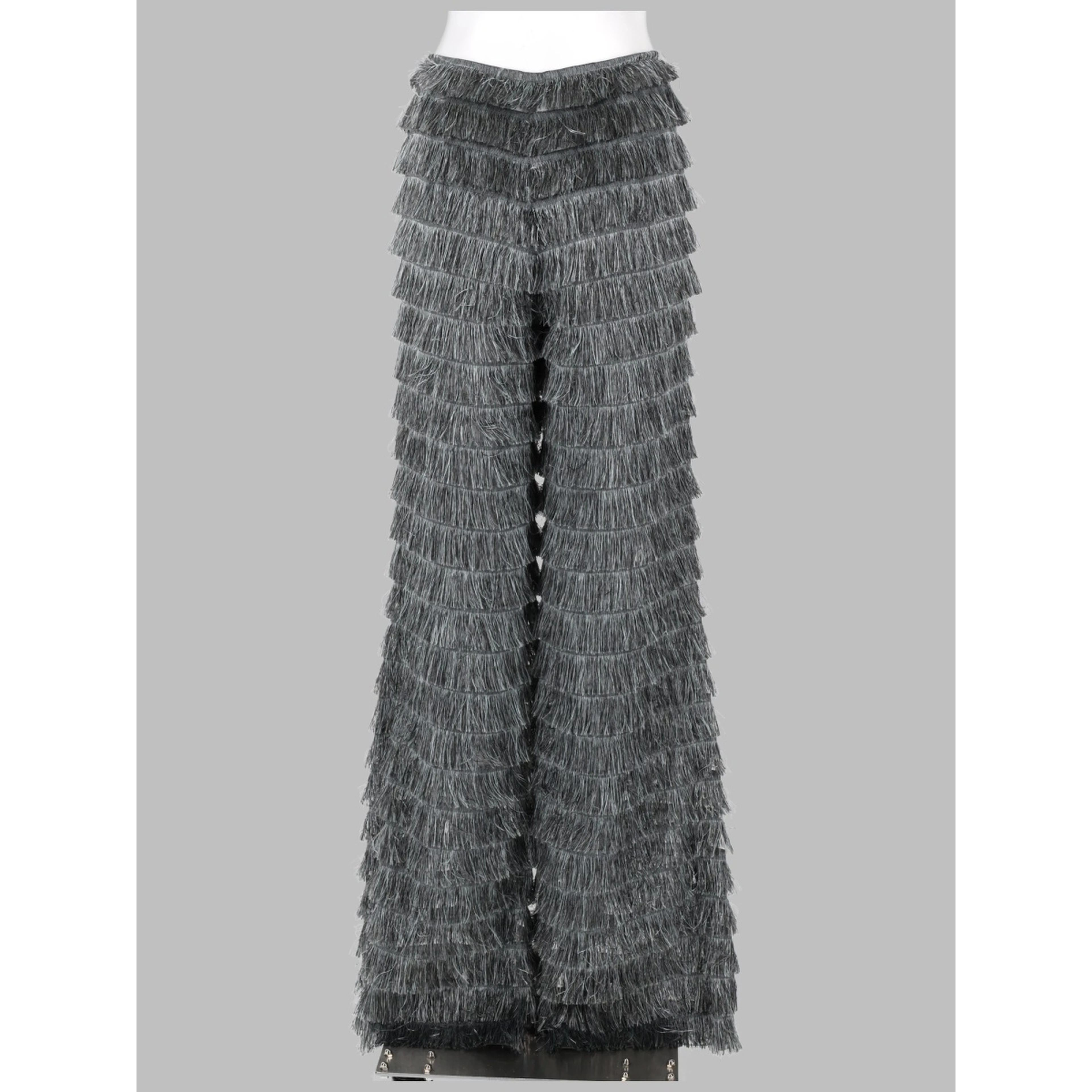 fringes fil coupé trousers