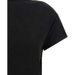 Black Viscose Short Dress