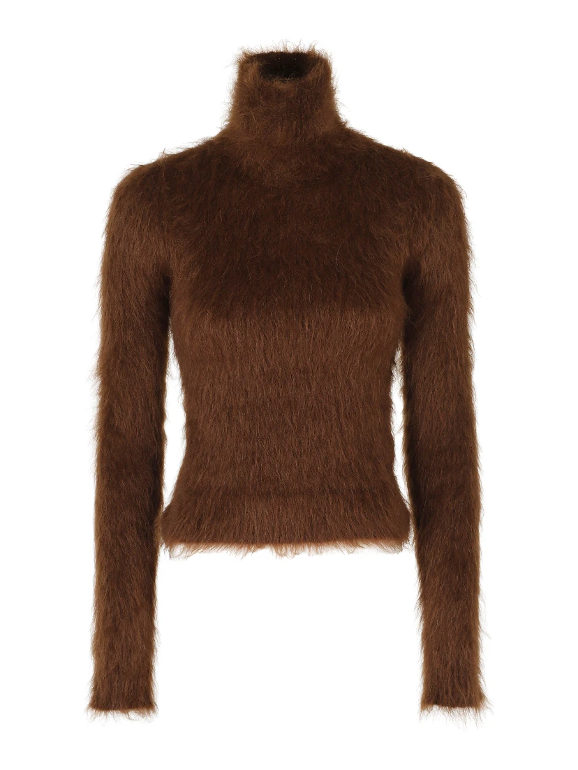 SLIM FIT POLO NECK JUMPER