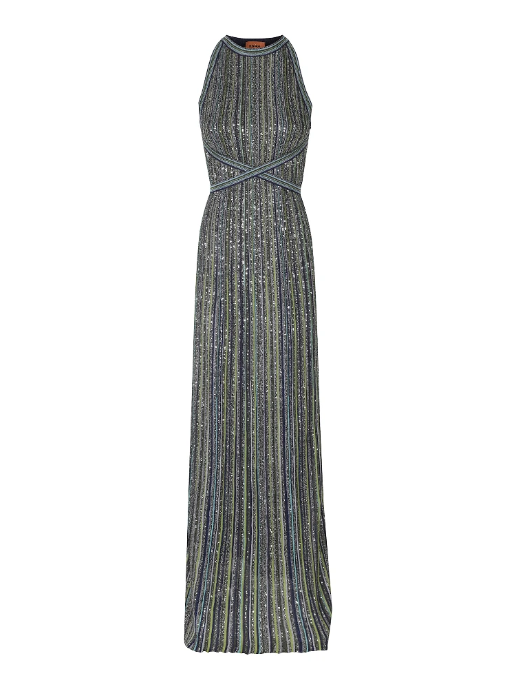SLEEVELESS LONG DRESS