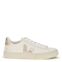 White Calf Leather Bos Taurus Low Top Sneakers