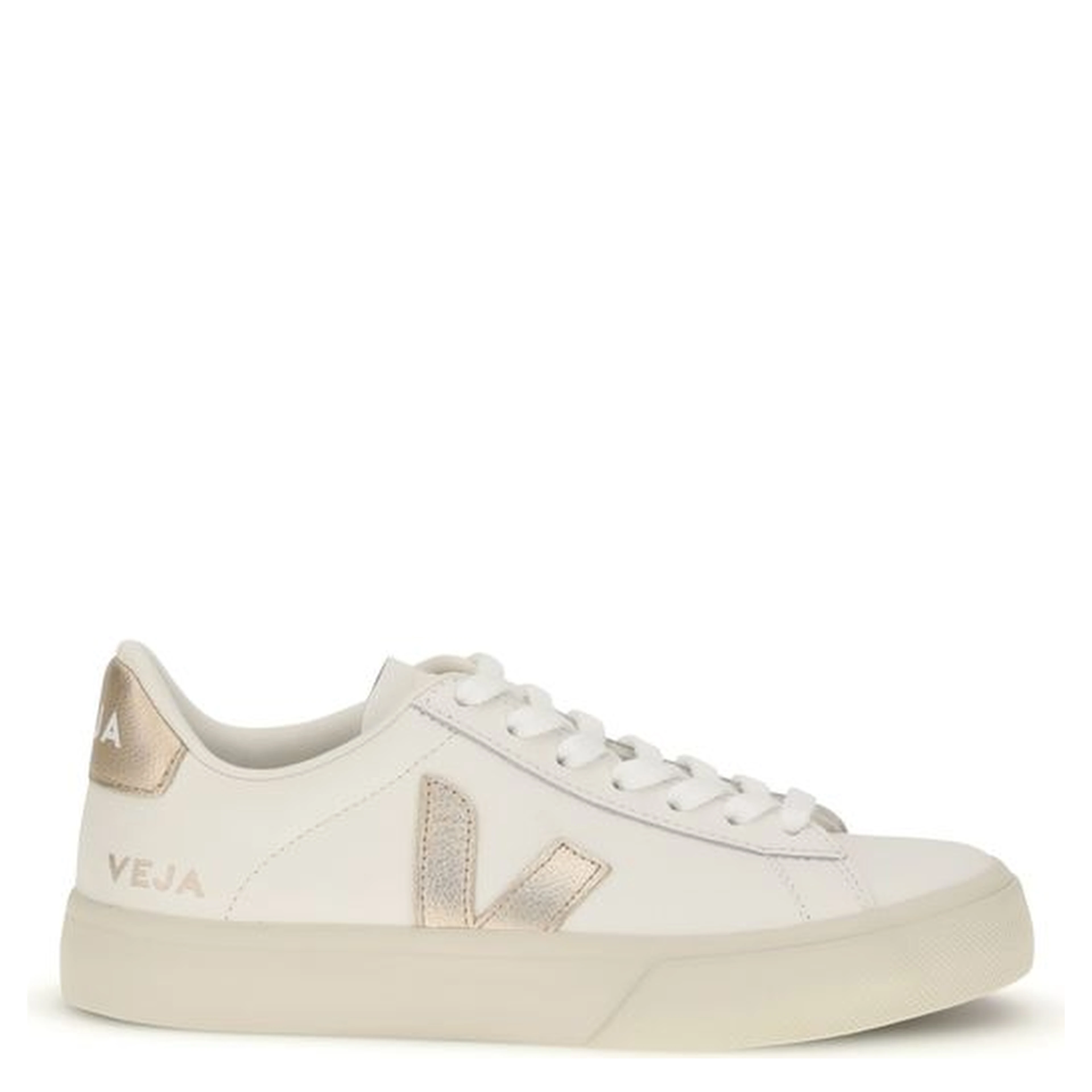 White Calf Leather Bos Taurus Low Top Sneakers