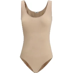 Beige Polyamide Bodysuit