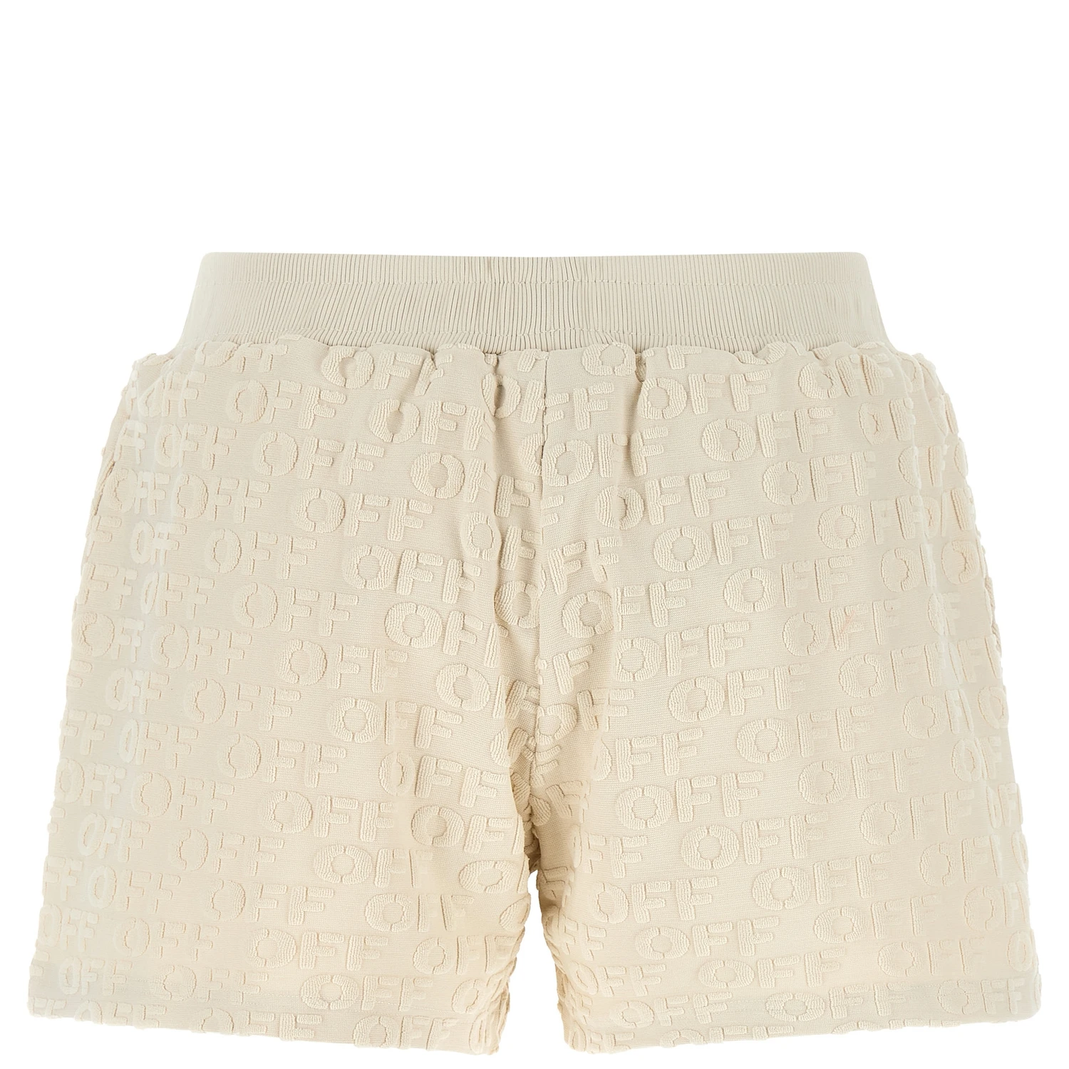 Beige Cotton Bermuda Shorts