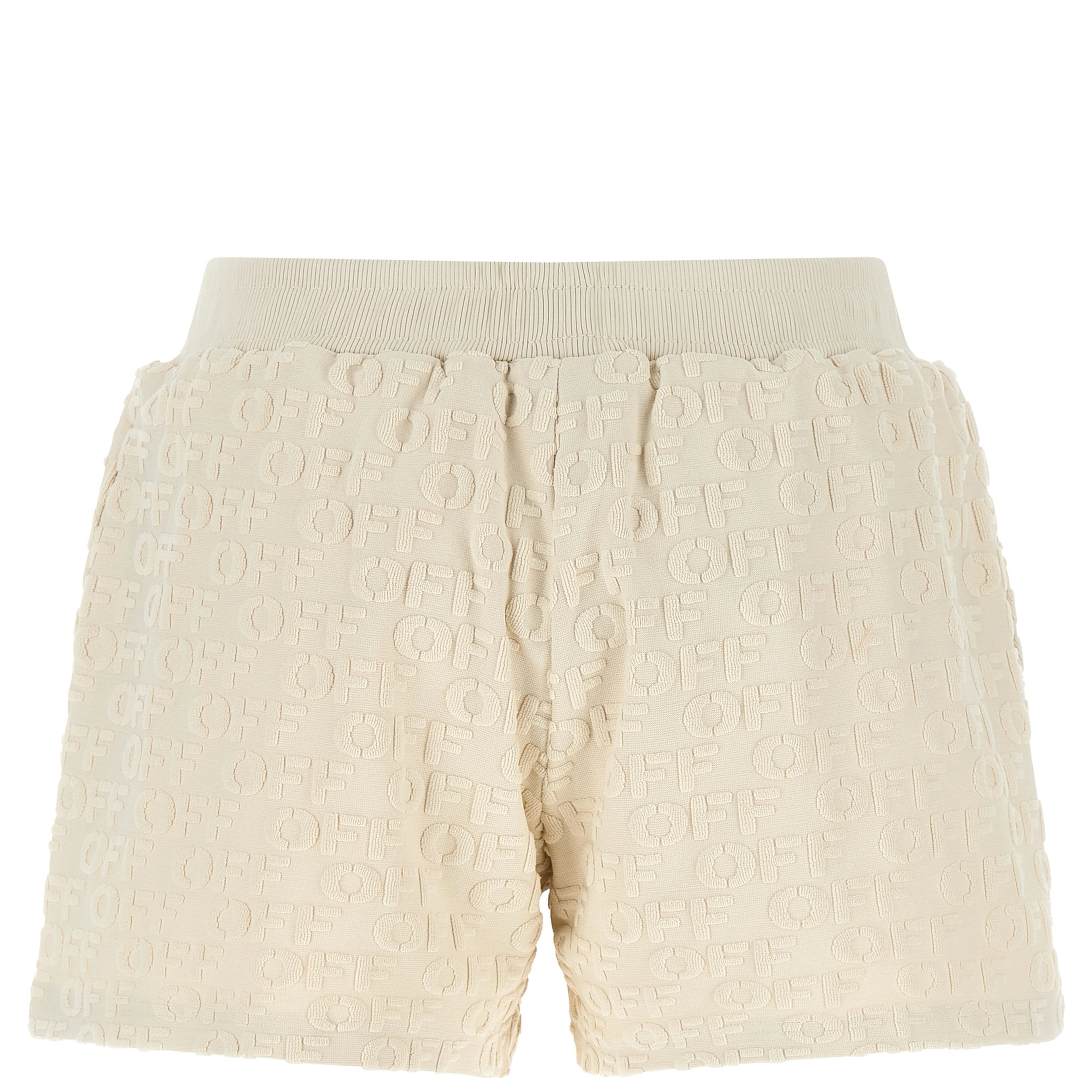 Beige Cotton Bermuda Shorts