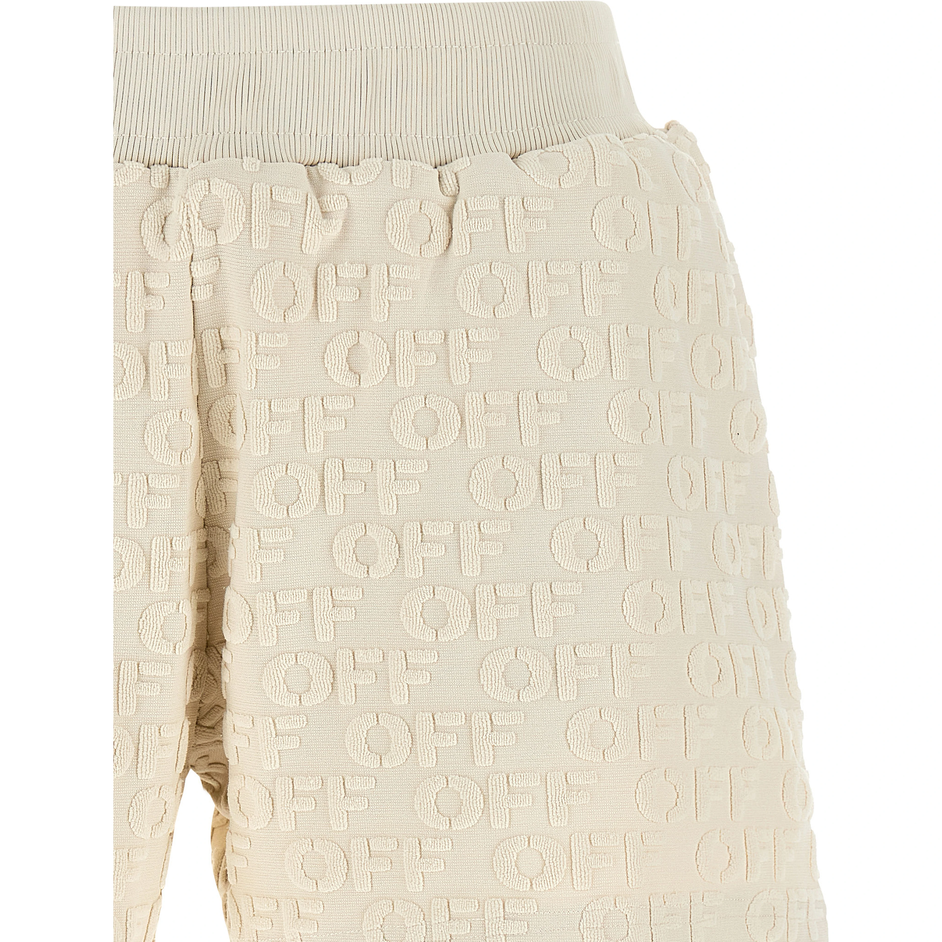 Beige Cotton Bermuda Shorts