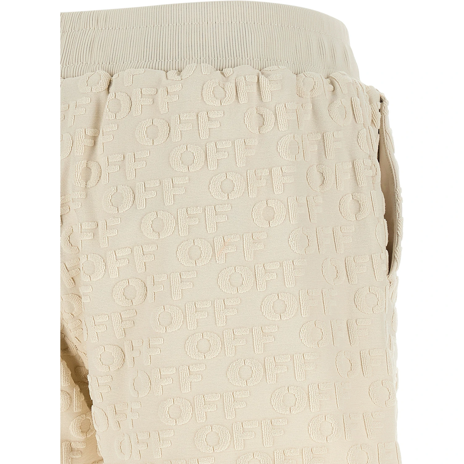 Beige Cotton Bermuda Shorts