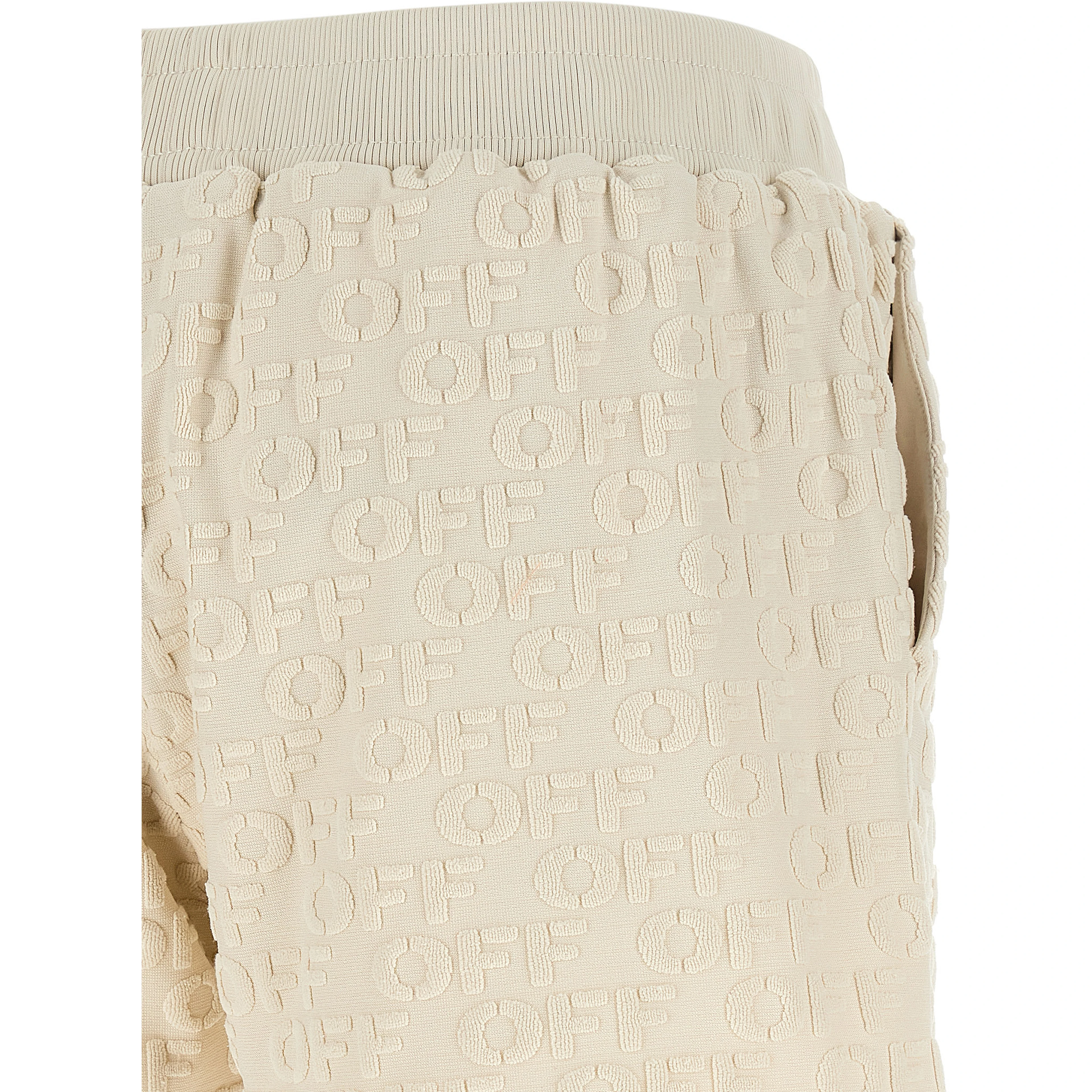 Beige Cotton Bermuda Shorts