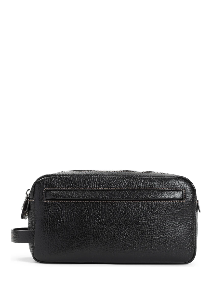 Brunello Cucinelli Grained Leather Beauty Case