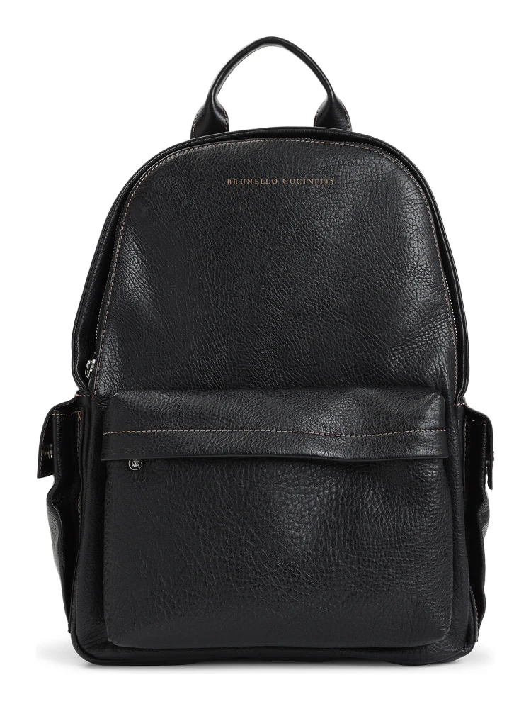 Brunello Cucinelli Grained Leather Backpack alternative