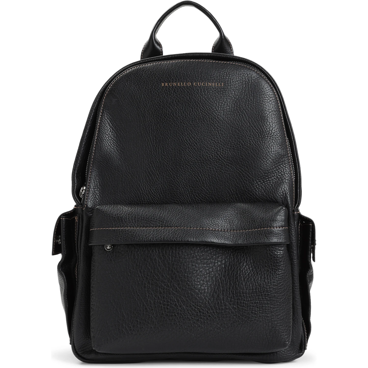 Brunello Cucinelli Grained Leather Backpack