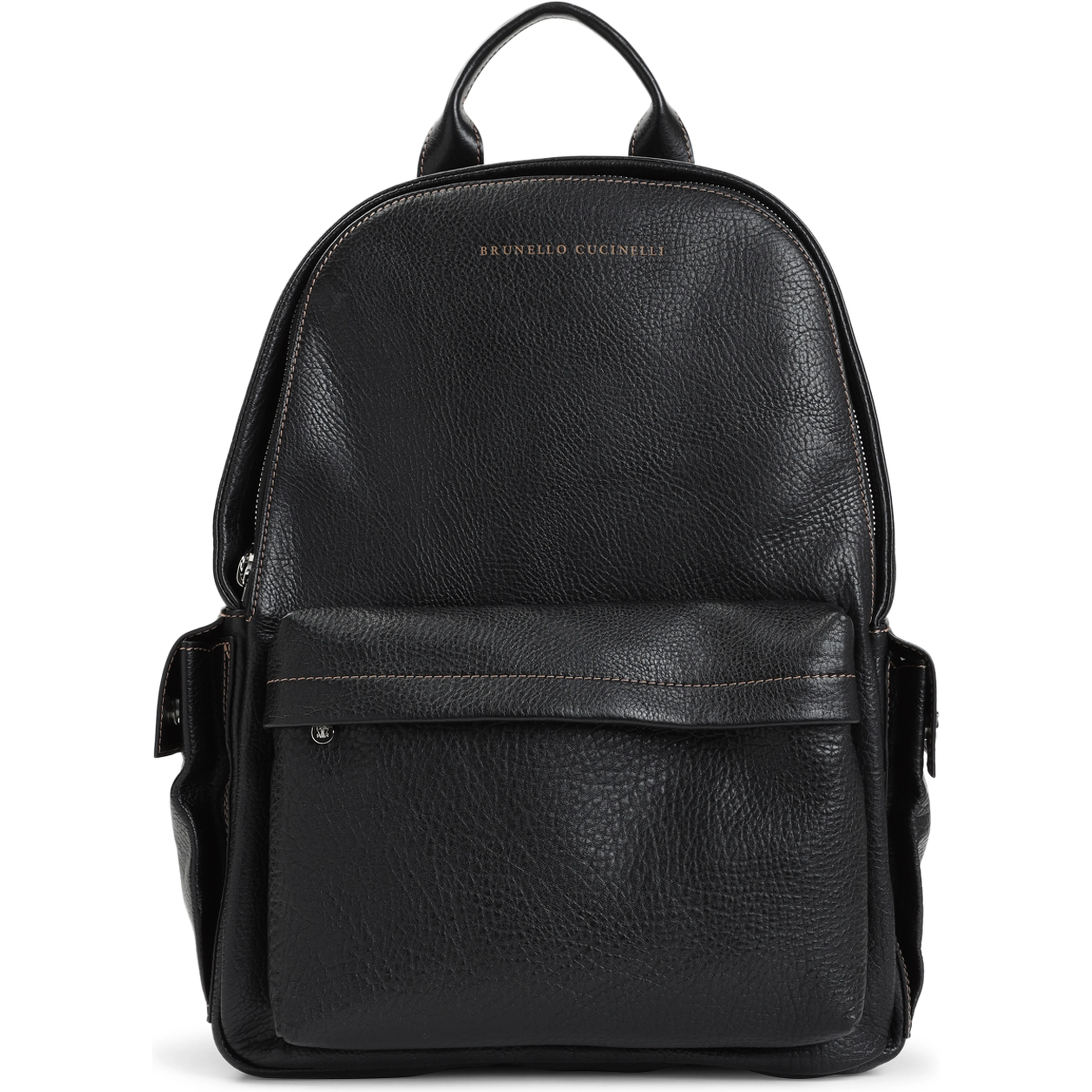Brunello Cucinelli Grained Leather Backpack