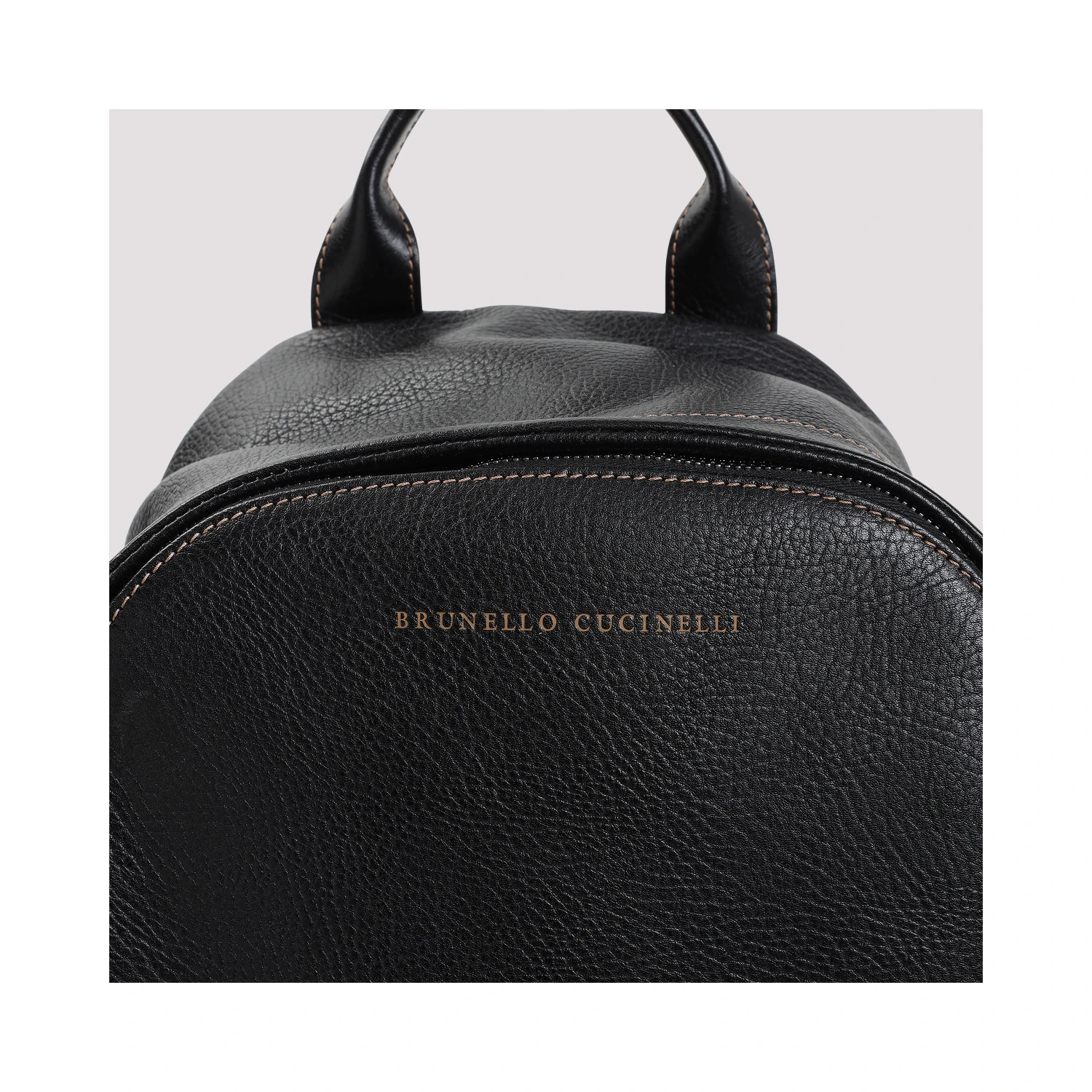 Brunello Cucinelli Grained Leather Backpack