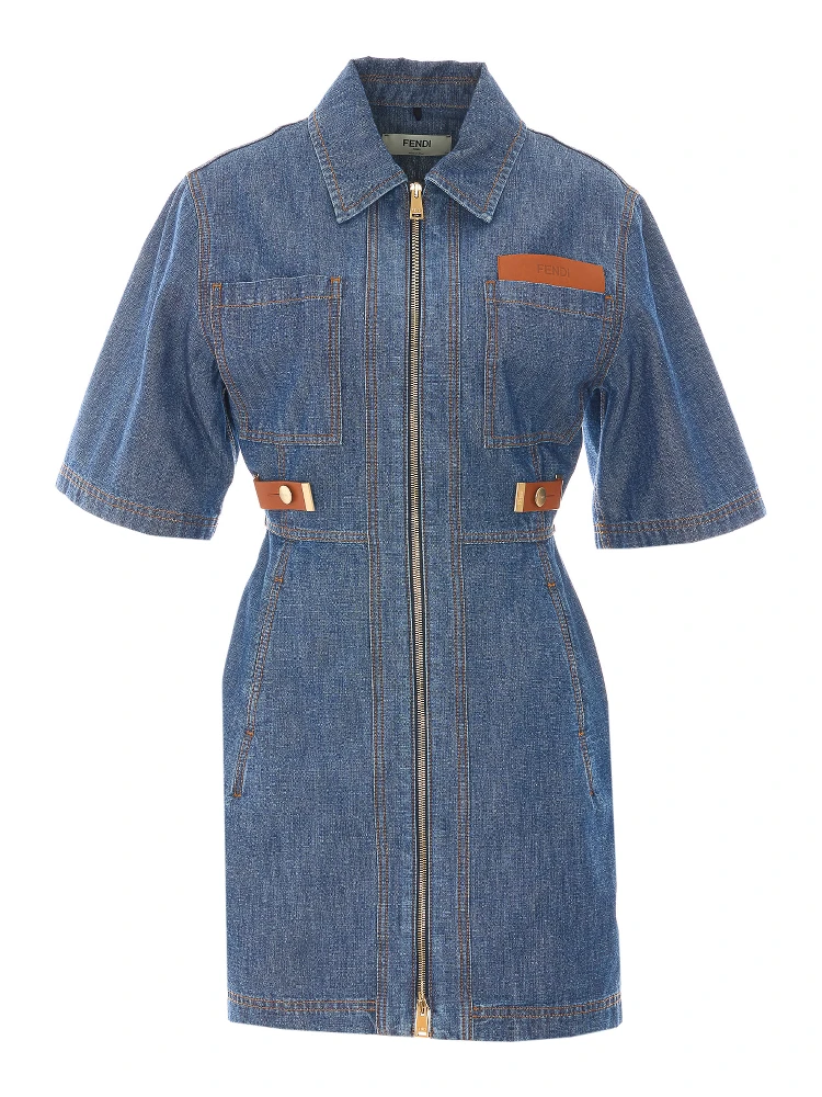 Fendi Dresses Blue