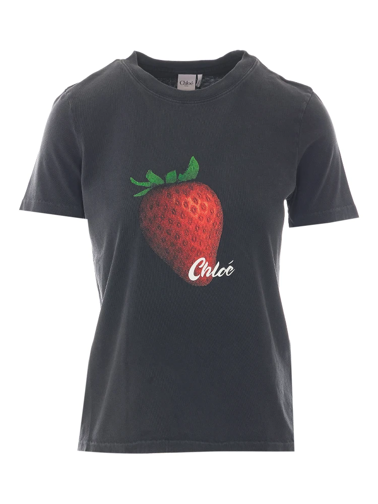Chloè T-shirts and Polos Black