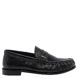 SAINT LAURENT Flat shoes Black