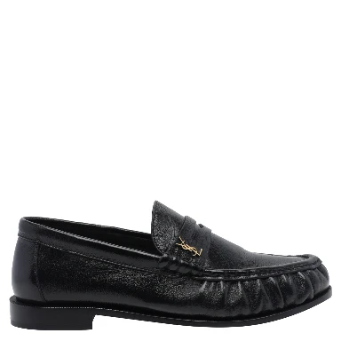 SAINT LAURENT Flat shoes Black