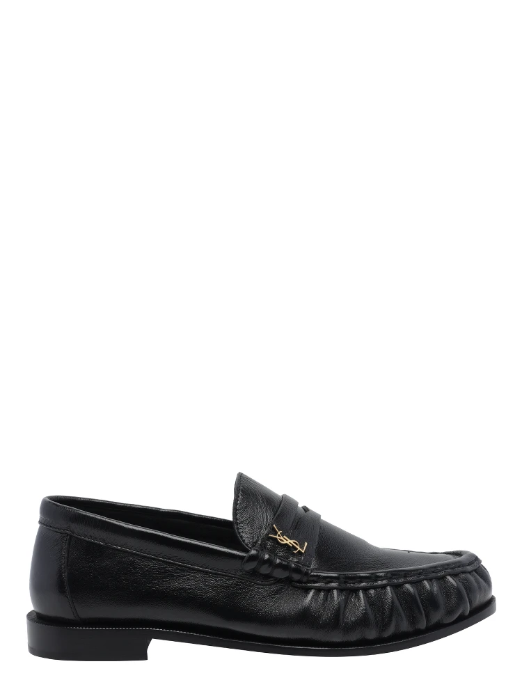 SAINT LAURENT Flat shoes Black