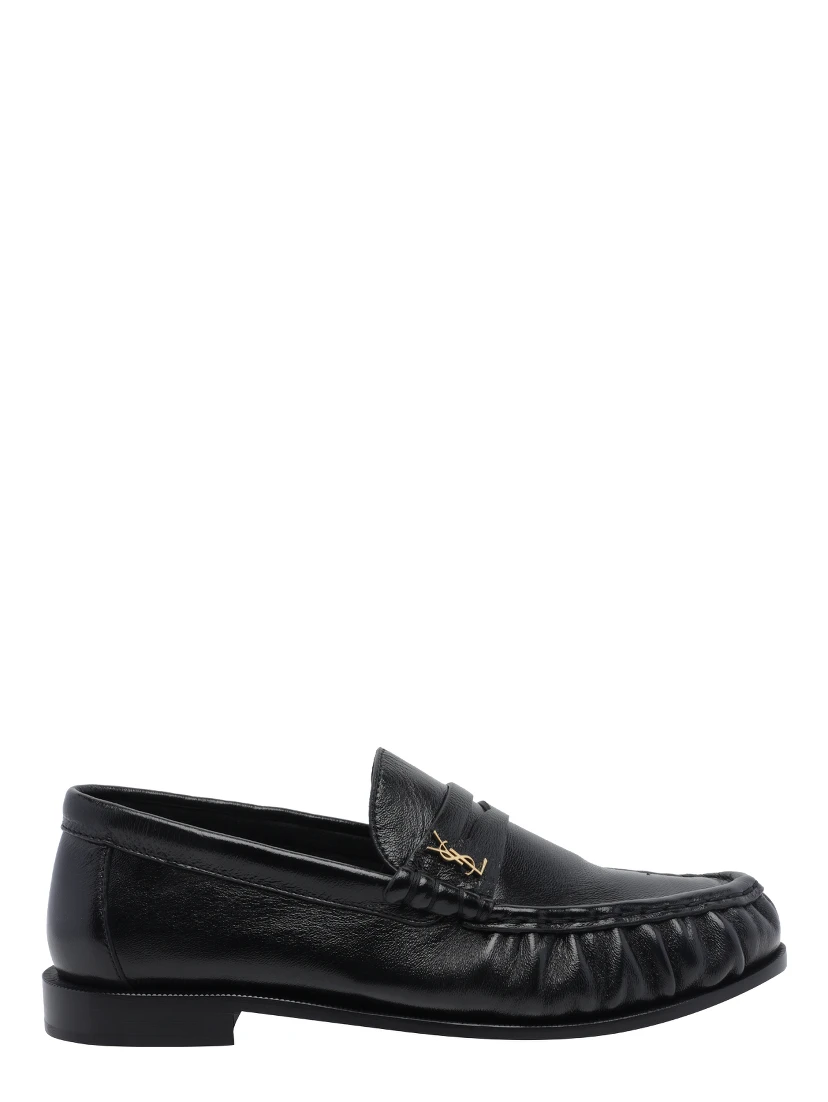 SAINT LAURENT Flat shoes Black