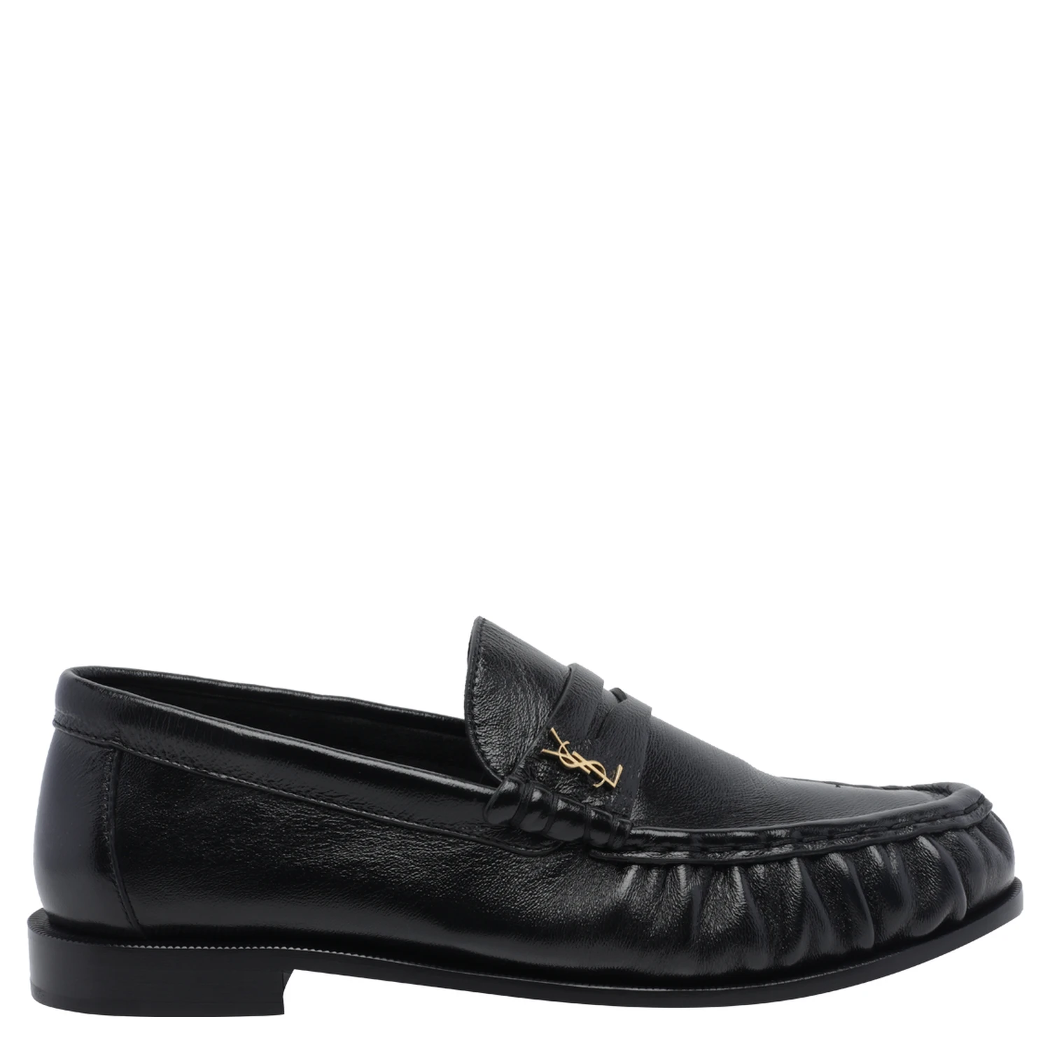 SAINT LAURENT Flat shoes Black