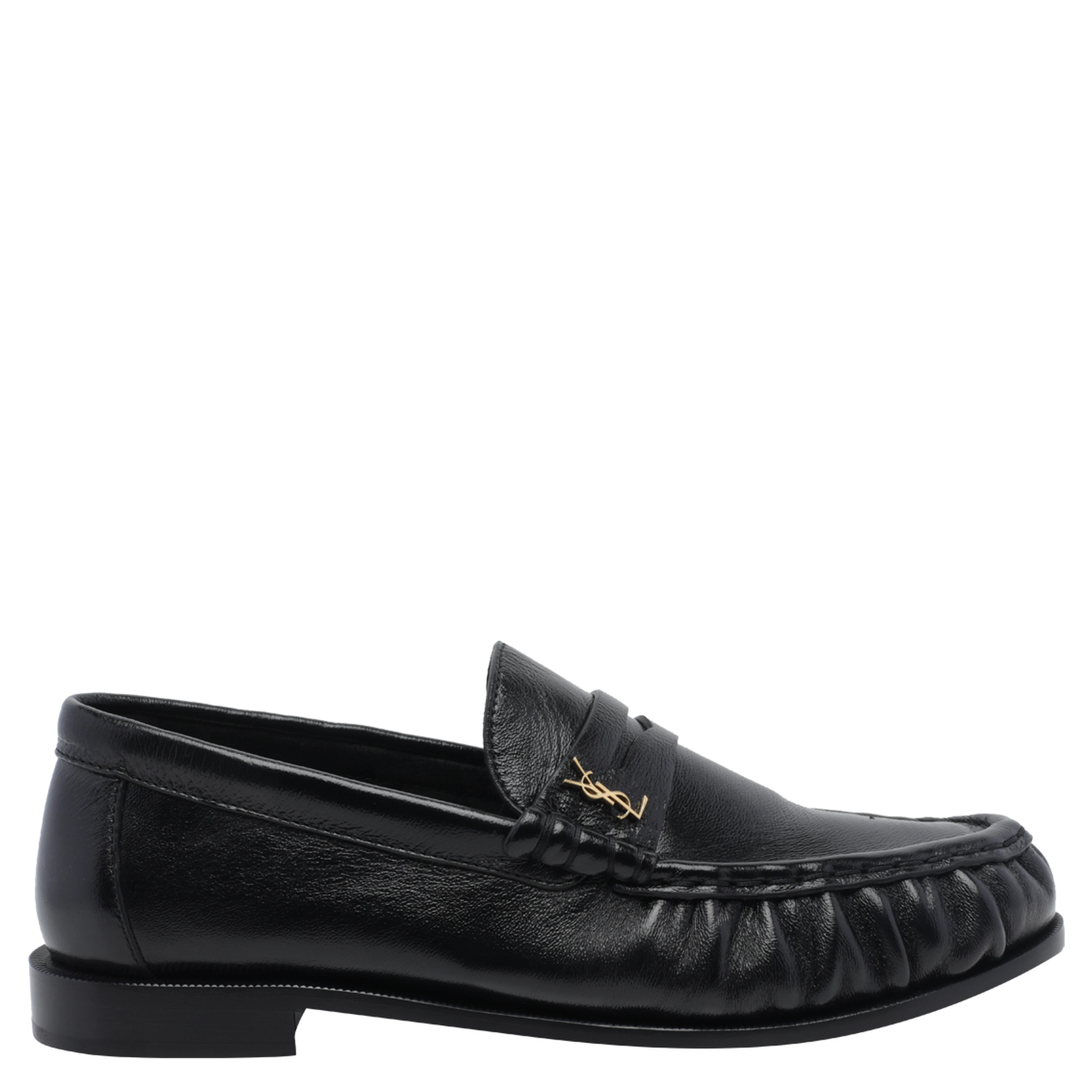 SAINT LAURENT Flat shoes Black