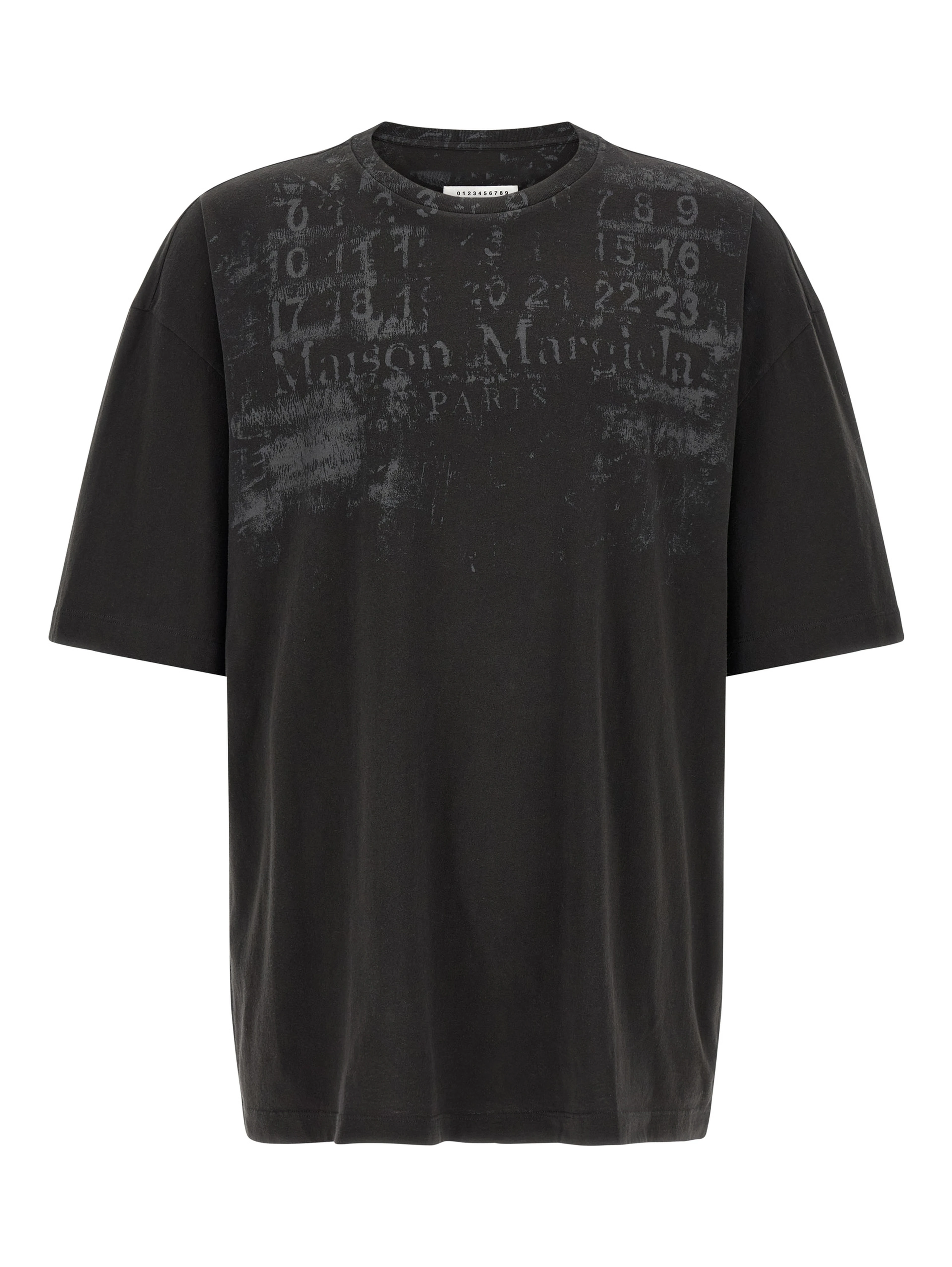 Black Cotton Long Sleeve T-Shirt