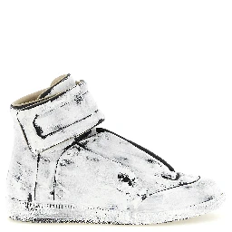 Bicolor Calfskin Athletic Sneakers