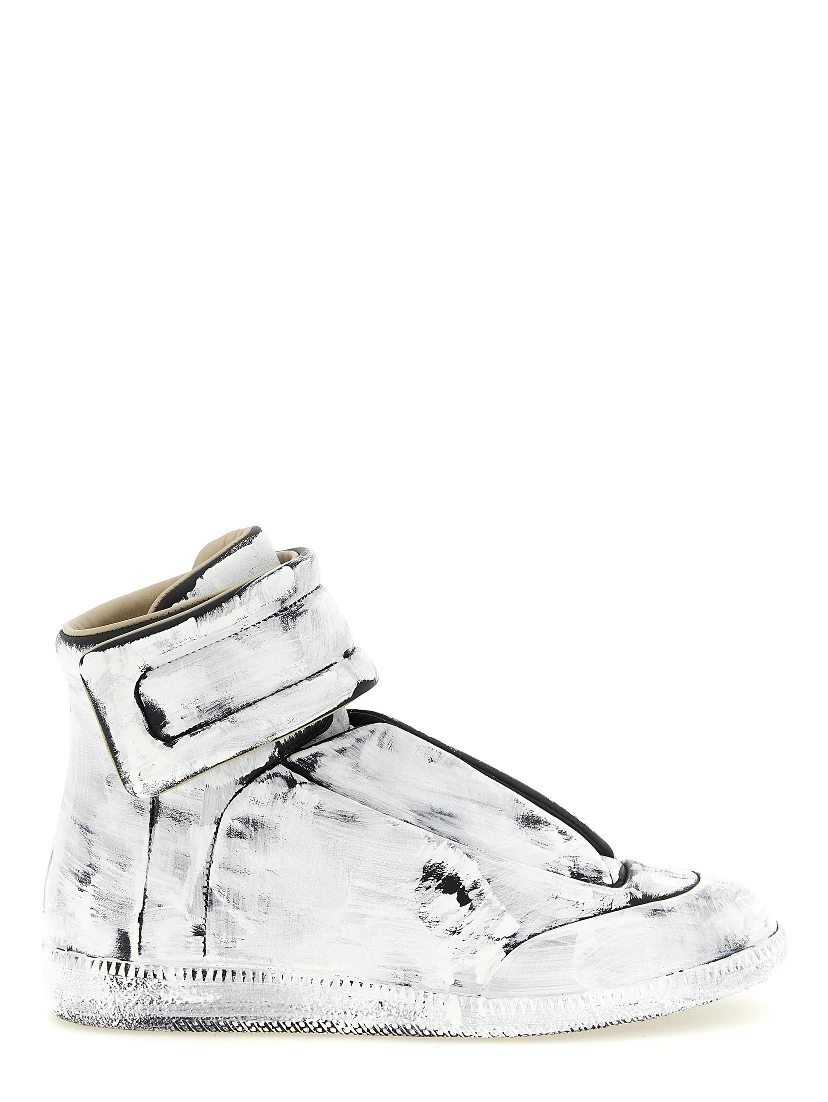 Bicolor Calfskin Athletic Sneakers