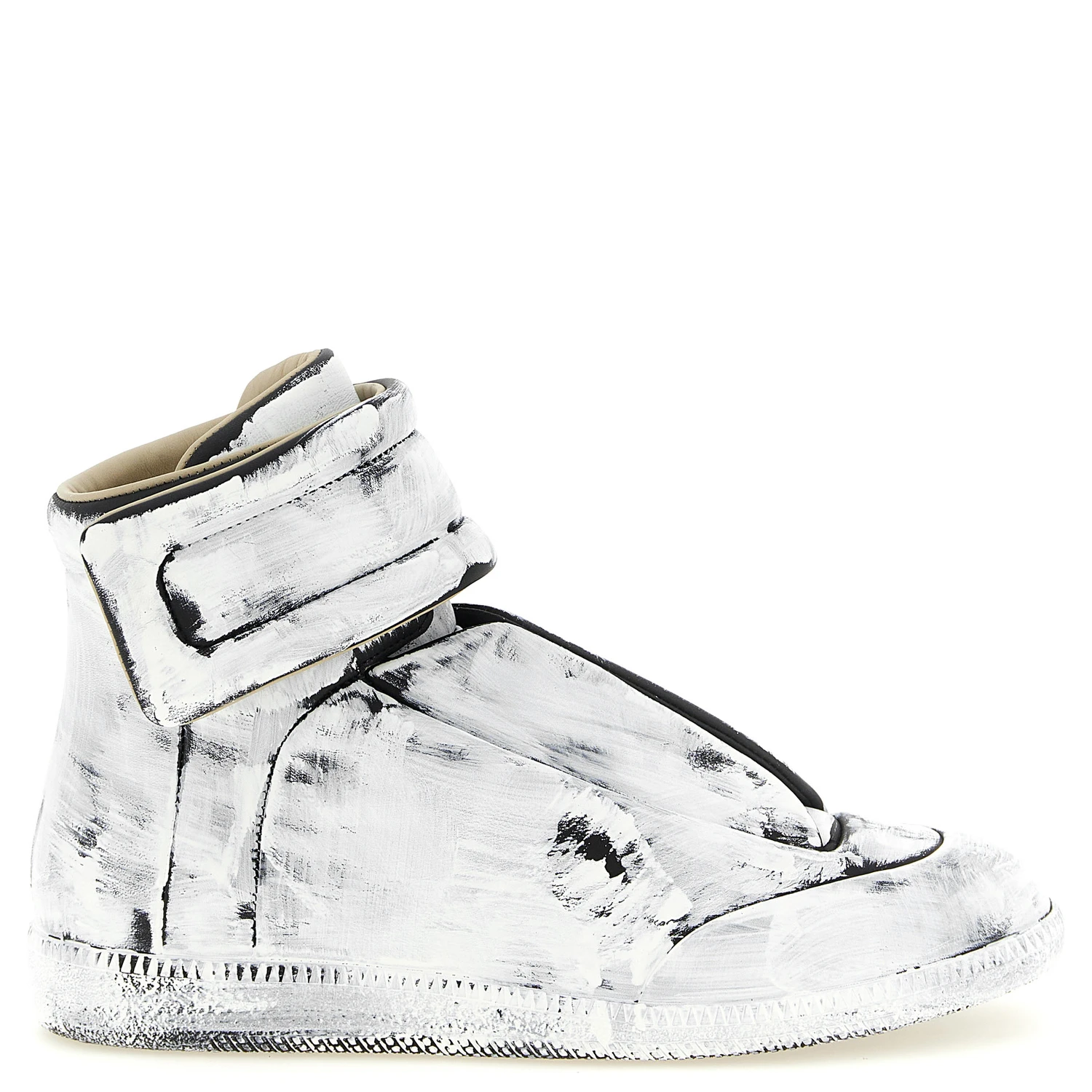 Bicolor Calfskin Athletic Sneakers