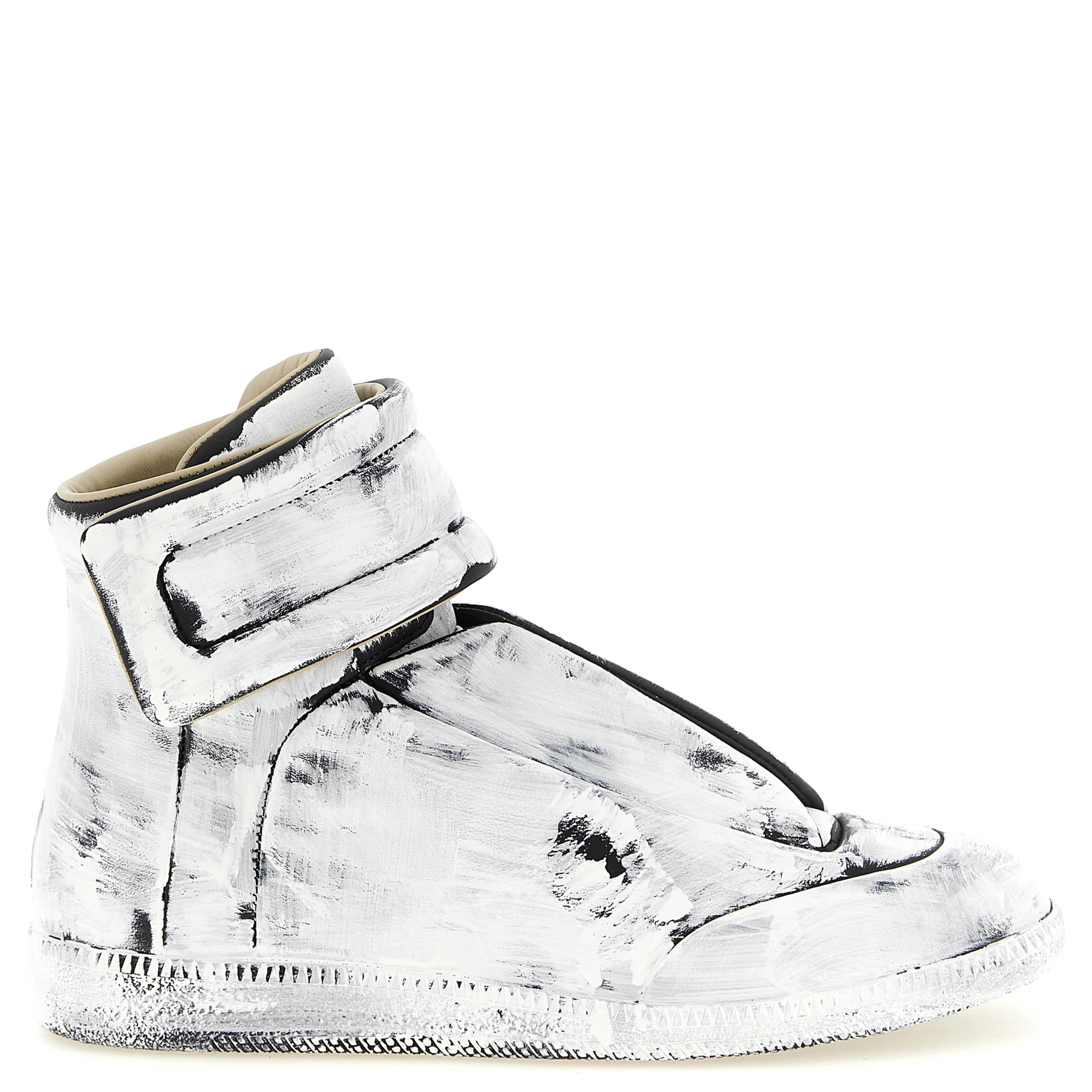 Bicolor Calfskin Athletic Sneakers