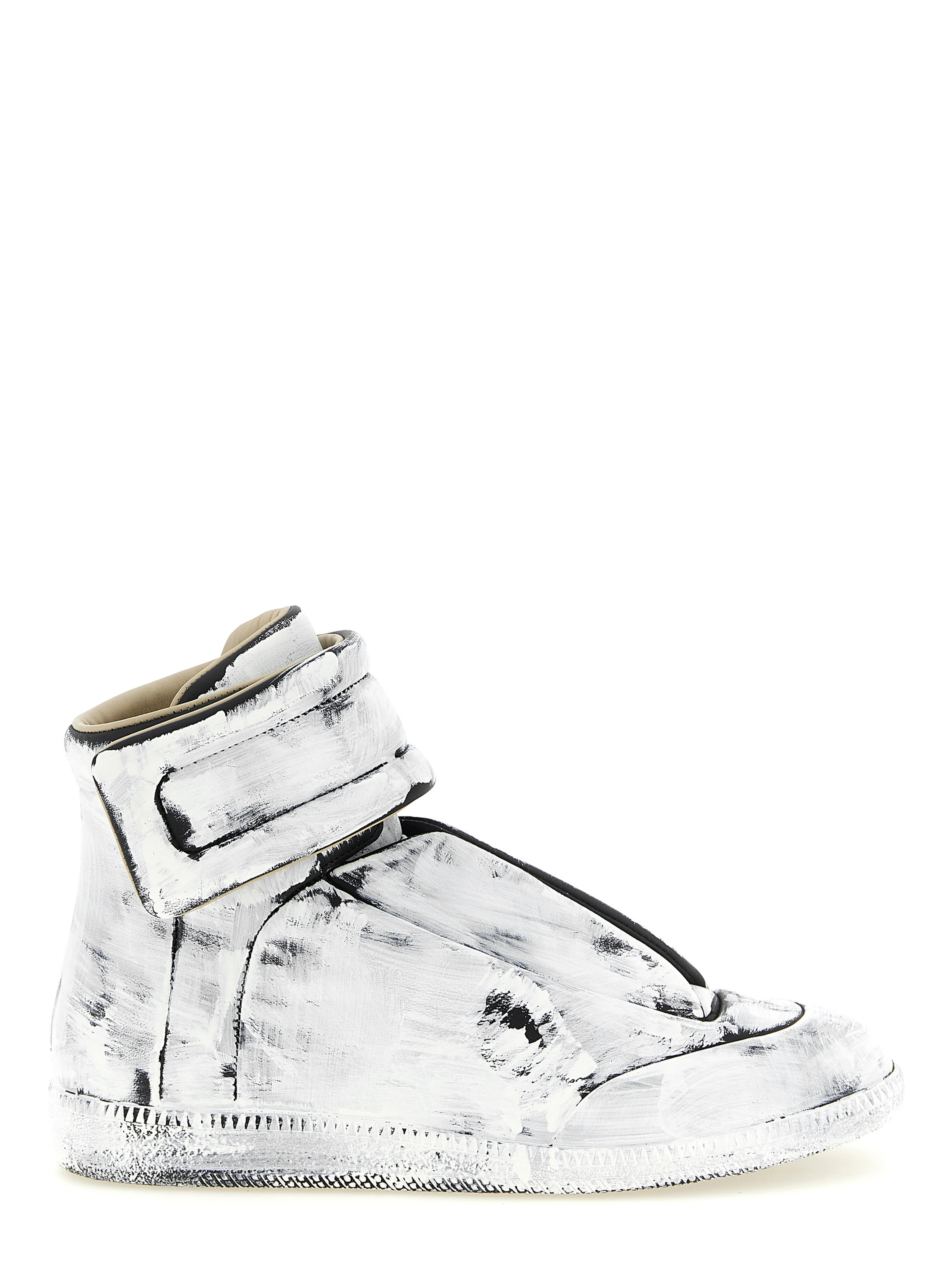 Bicolor Calfskin Athletic Sneakers
