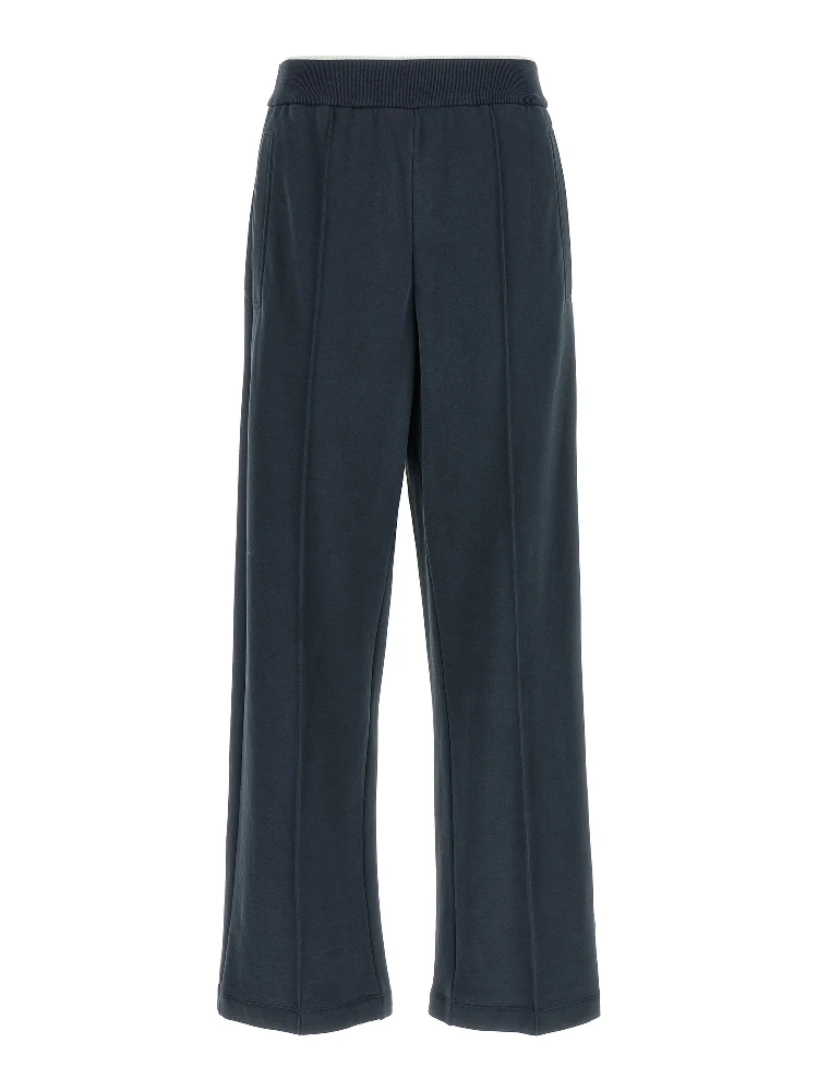 Blue Cotton Joggers (Workout Pants)