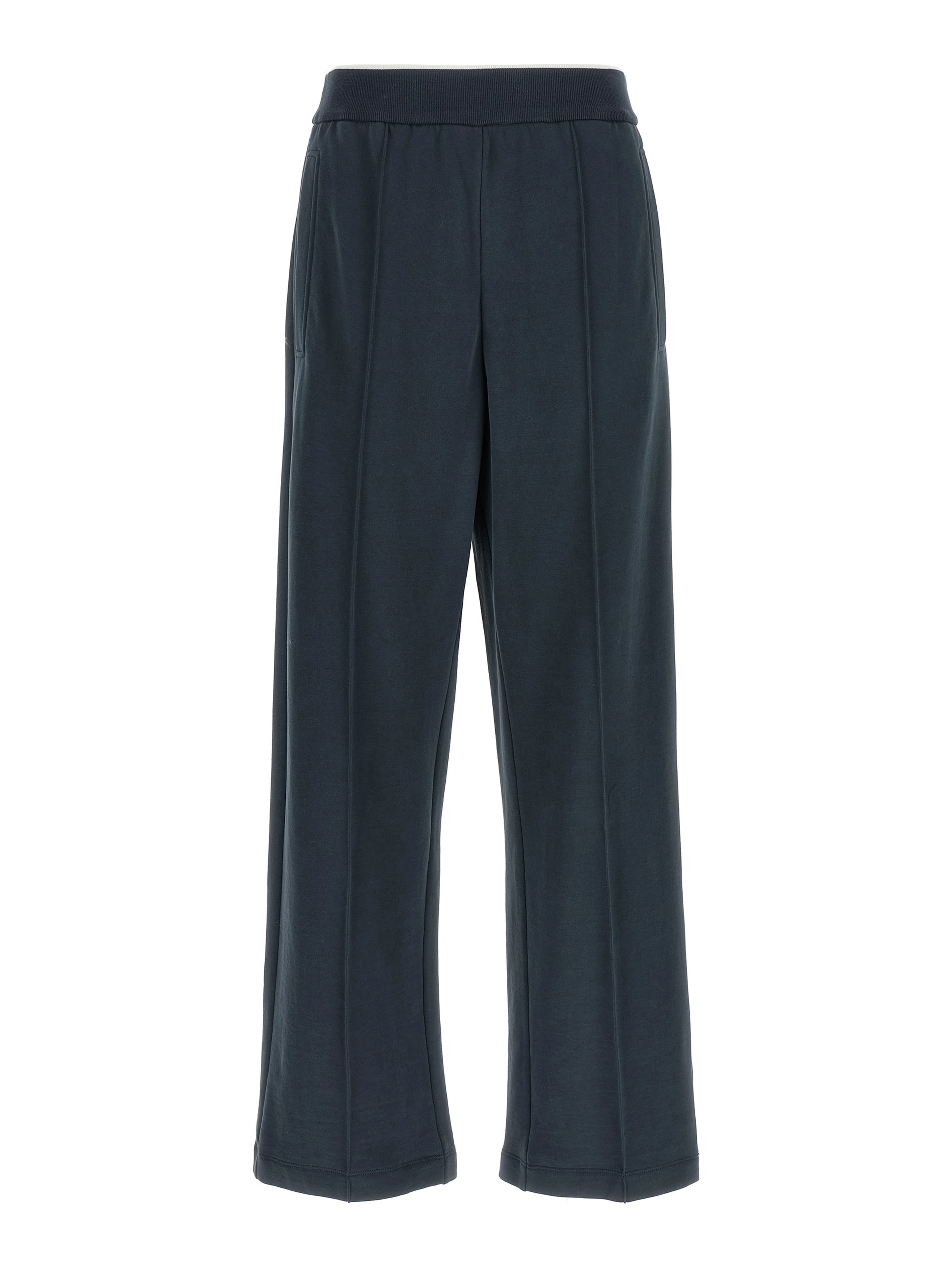 Blue Cotton Joggers (Workout Pants)