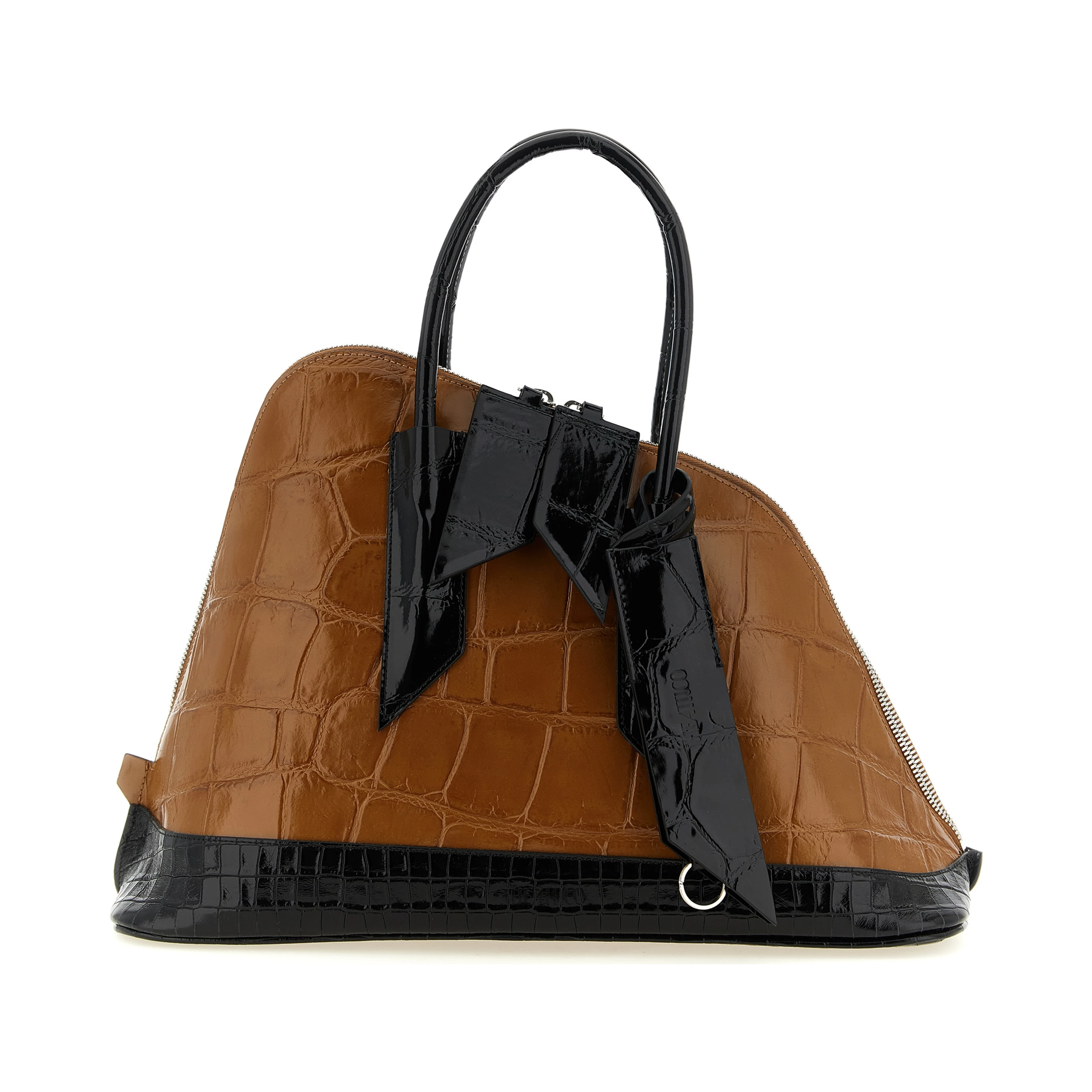 Brown Calf Leather Bos Taurus Handbag